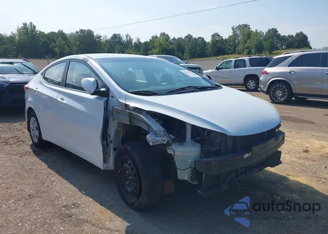 2016 Hyundai Elantra Se z USA, uszkodzony, nr VIN 5NPDH4AE2GH721252